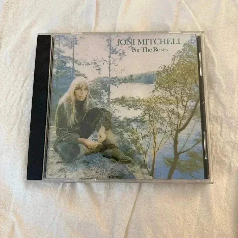 Joni Mitchell ♫ For the Roses ♫ Rare 1972 Asylum Records Disc Compact - Picture 3 of 7